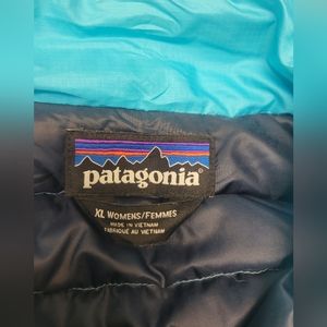Women's XL Teal Patagonia Puffer Vest